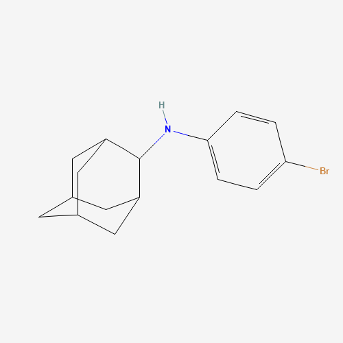 Bromantane, ONE GRAM <<< PURE MOLECULE POWDER >>> … — struktura chemiczna 2D (CAS 87913-26-6, wzór C16H20BrN, masa 306.24 g/mol)