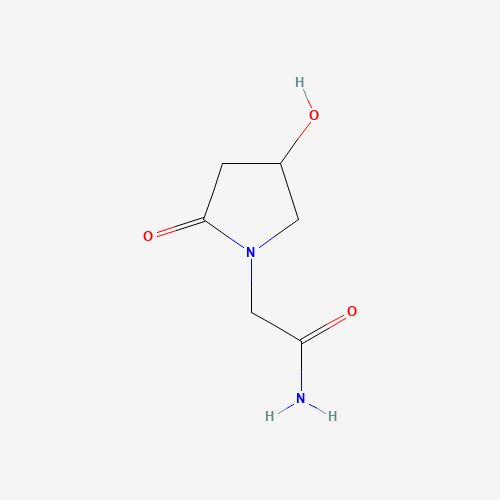 Szkielet 2D Oxiracetam, CAS 62613-82-5, wzór C6H10N2O3